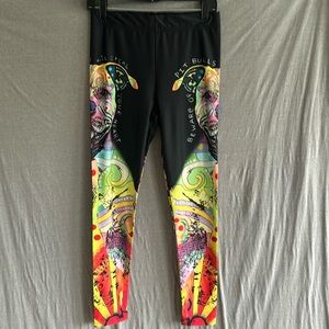 Pit bull leggings. Medium. Slight pilling.  See pic.